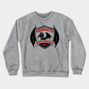 Basgaith Winged Crest Red Crewneck Sweatshirt